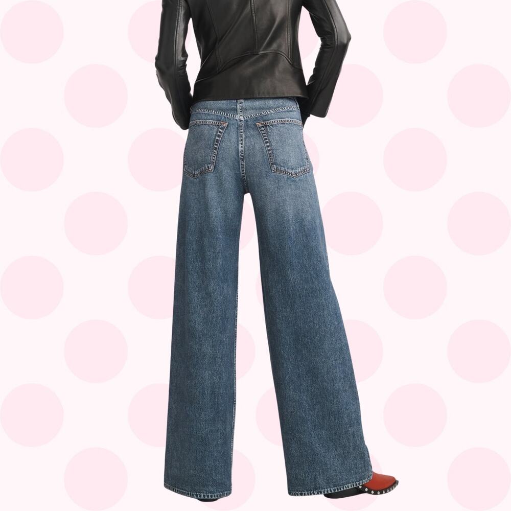 rag & bone Wide Leg Jeans | Size 31